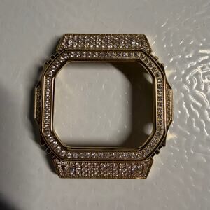 G-Shock 5610 Gold-Tone Stainless Steel CZ Stone Bezel